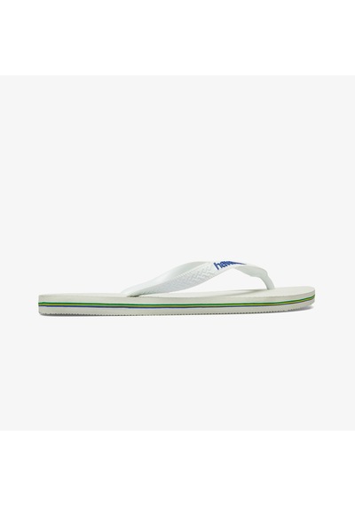 Havaianas Brasil Logo Unisex Beyaz Terlik 4110850