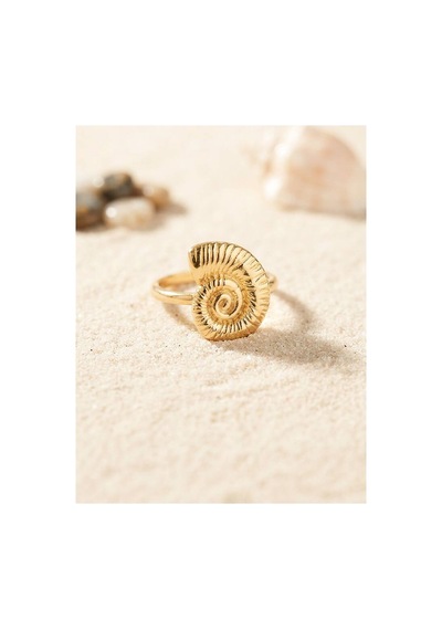 Nautilus Tasarım Gold Renk Kadın Yüzük Tj-byk4213 Evimdeyokyok