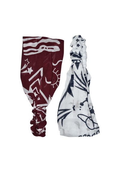 Bandana Paraşüt Model Lastikli 2 Li Kahverengi