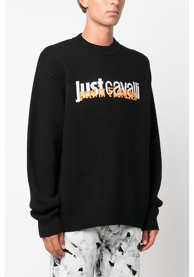 Just Cavalli Bisiklet Yaka Sweat Siyah