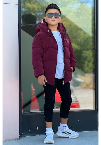 Pina Kids Erkek Çocuk Kapüşonlu Baskılı Reflöktör Detaylı Nova Kumaş Kışlık Şişme Mont Km4017 Bordo Pina Kids Erkek Çocuk Kapüşonlu Baskılı Reflöktör Detaylı Nova Kumaş Kışlık Şişme Mont Km4017 Bordo