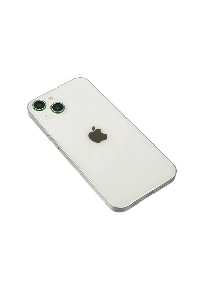 Apple İphone 14 Diamond Kamera Lens - Yeşil Belirtilmemiş