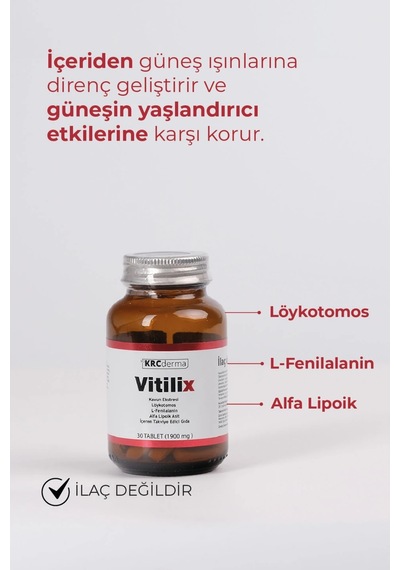 Krc Derma Vitilix Takviye Edici Gıda 30 Tablet