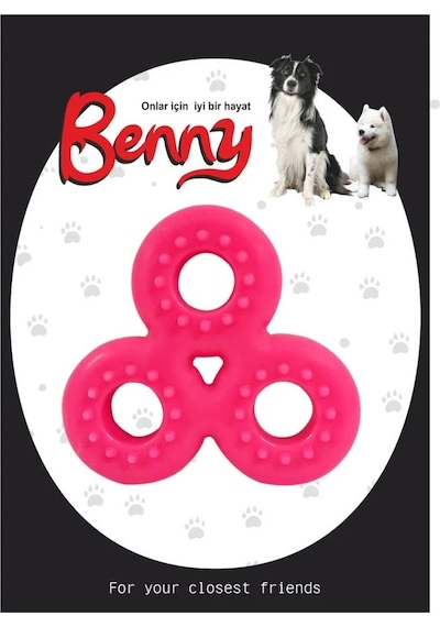 Benny Üçlü Halka Köpek Oyuncağı 9 x 9 CM