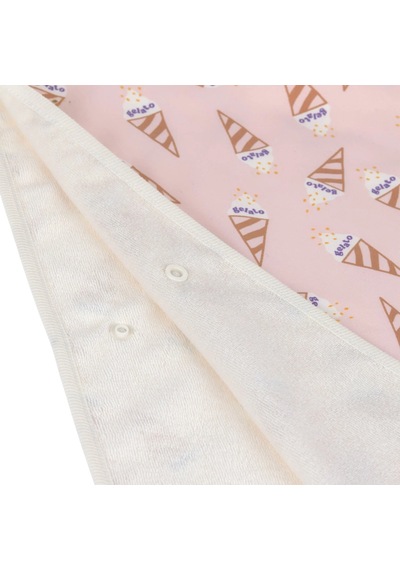 Lassig Uv Korumalı Plaj Çocuk Panço Ice Cream Pale Pink Pembe