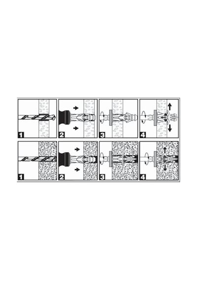 All-round Çok Amaçlı Plastik Dübel 8mm Sp - 100 Adet
