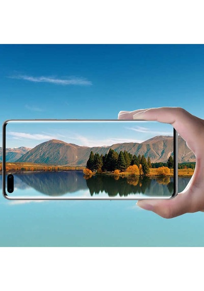 Huawei P40 Zore Kamera Lens Koruyucu Cam Filmi Siyah