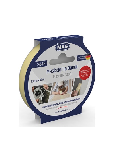 Mas Krepe Maskeleme Bantı 15 Mm X 40 M 2648