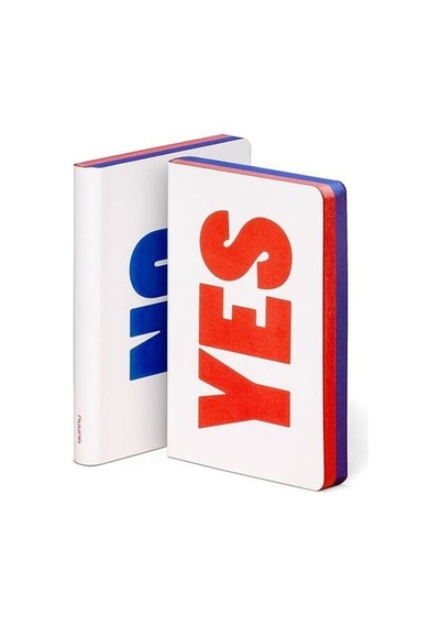 Nuuna Gri Noktalı Defter Yes No 52989 Çok Renkli