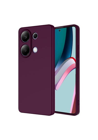 Zore Redmi Note 13 4g Kılıf Ogaa Mara Lansman Kapak - Koyu Mor
