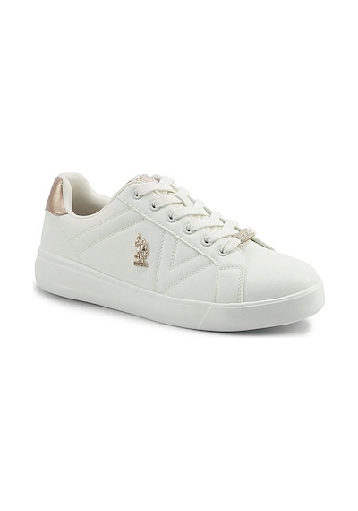 U.s. Polo Assn. A102021411 5f Exxy 5pr Kadın Klasik Sneaker Beyaz Beyaz