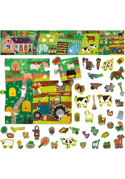 Headu Puzzle  Stickers The Farm Mu24926