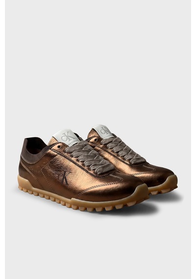 Calvin Klein Parlak Deri Sneaker Ayakkabı Hw0hw0330502n Kadın Ayakkabı Hw0hw03305 02n Bronz Calvin Klein Parlak Deri Sneaker Ayakkabı Hw0hw0330502n Kadın Ayakkabı Hw0hw03305 02n Bronz