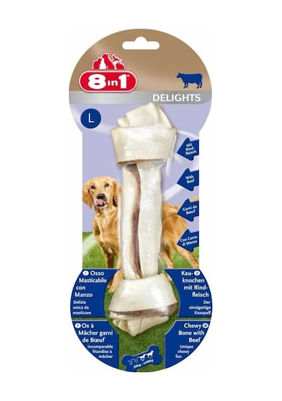 8in1 Delights L Biftekli Ödül Kemiği 85 G