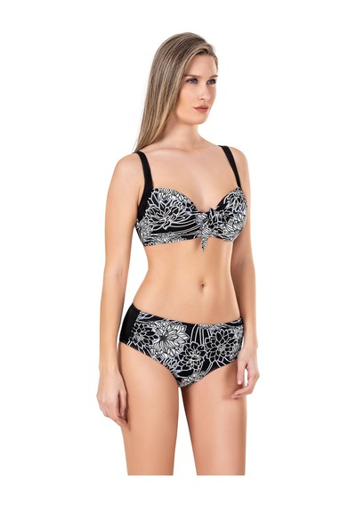 Endeep Kadın Çiçek Desenli Destekli Bikini Takımı Çok Renkli