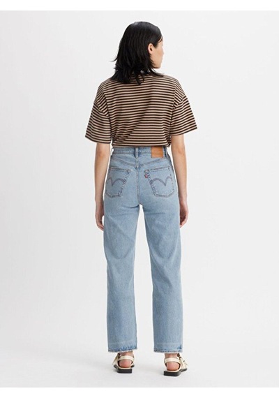 Levi's Ribcage Straight Ankle Kadın Jean Pantolon - Lets Share-2657 Med İndigo - Flat Finish Levi's Ribcage Straight Ankle Kadın Jean Pantolon - Lets Share-2657 Med İndigo - Flat Finish