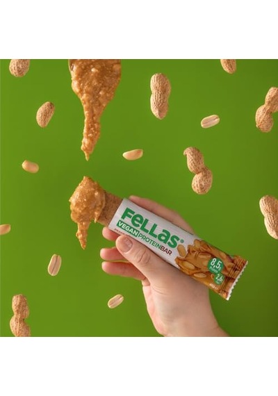 Vegan Protein Bar, Yer Fıstığı Ezmeli, 40gr X 12 Adet