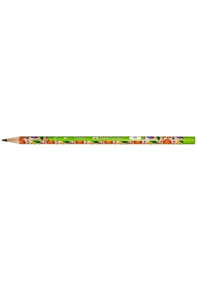 Faber Castell Flowers Kurşun Kalem 2b-yeşil Çok Renkli