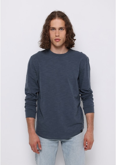 Colin's Colins Regular Fit Yuvarlak Yaka Düz Erkek Mavi Uzun Kol Tişört Cl1076432 Q1.v1 Inv Indigo