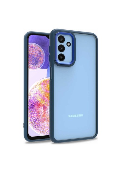 Zore Galaxy M23 Kılıf Omsy Flora Kapak - Siyah