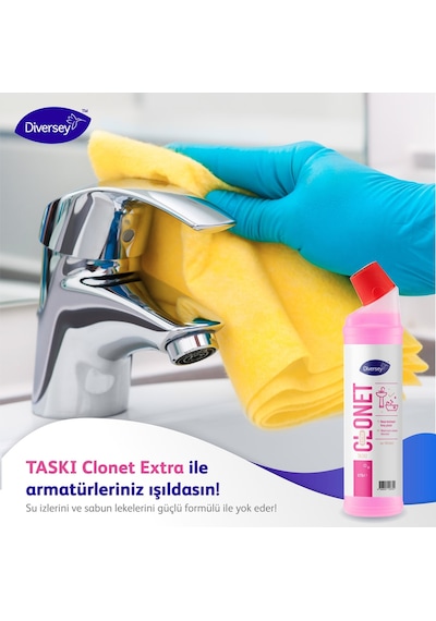 Diversey Taski Clonet Extra W41 Banyo Temizleyici ve Kireç Çözücü 750 ML