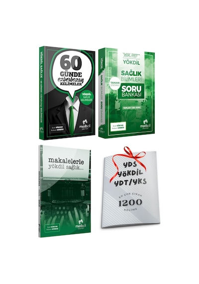 Yökdil Sağlık 60 Günde Ezberbozan Kelimeler-soru Bankası-makale-en Çok Çıkan 1200 Kelime Hediyeli