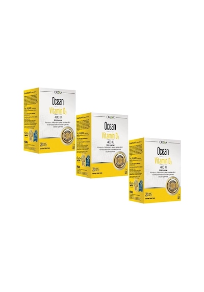 Ocean Vitamin D3 400 IU Sprey 20ML 3 Adet