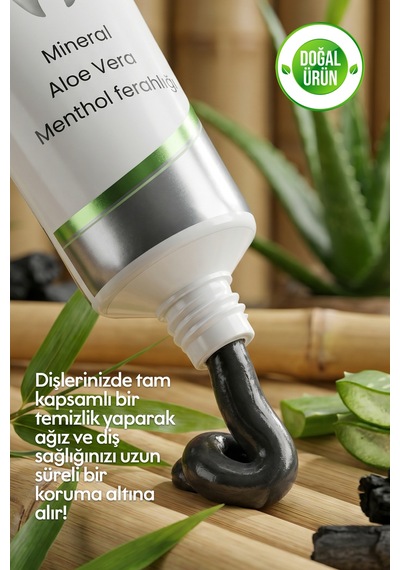 Doğal Bambu Karbonlu Diş Macunu 65 Gr