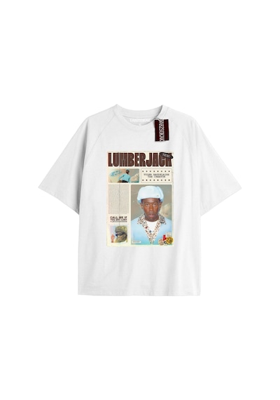 Tyler The Creator Tişört The 66 Beyaz