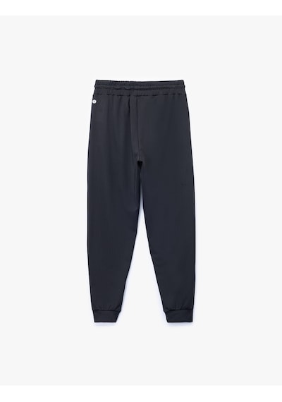 Koton Yüksek Bel Bağcıklı Spor Jogger Eşofman Altı Siyah 6wak40239nk Siyah
