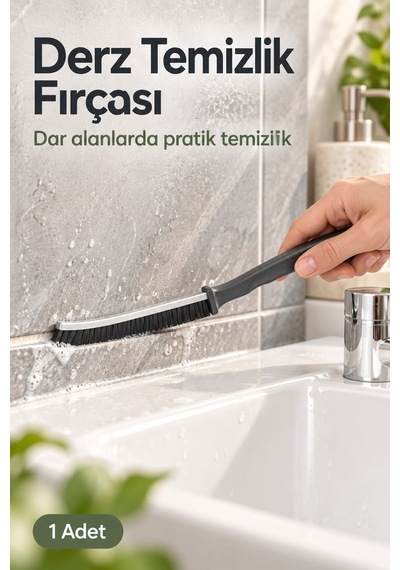 Derz Arası Dar Alan İnce Temizlik Fırçası Banyo Mutfak İçin