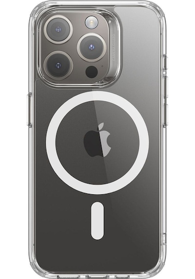 Apple Uyumlu iPhone Esr 15 Pro Kılıf Magsafe Silikon Şeffaf