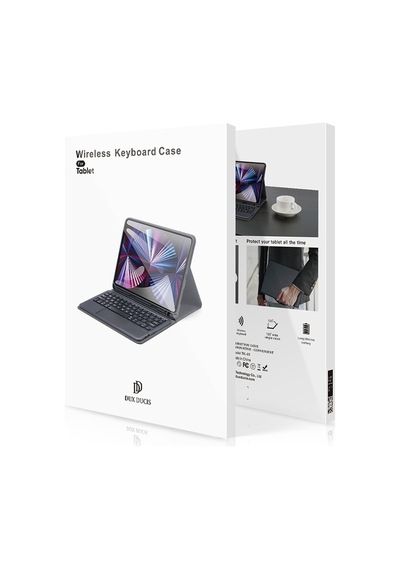 Dux Ducis Apple Uyumlu iPad 10 2022 Tk Series Bluetooth Klavye Touchpad Kılıf