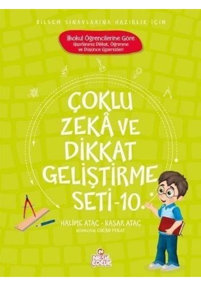 Nesil Çocuk Yayınları Çoklu Zeka ve Dikkat Geliştirme Seti 10 K