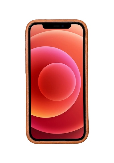 Apple Uyumlu iPhone 12 Mini Deri Arka Kapak Rock Rst2Ef Taba