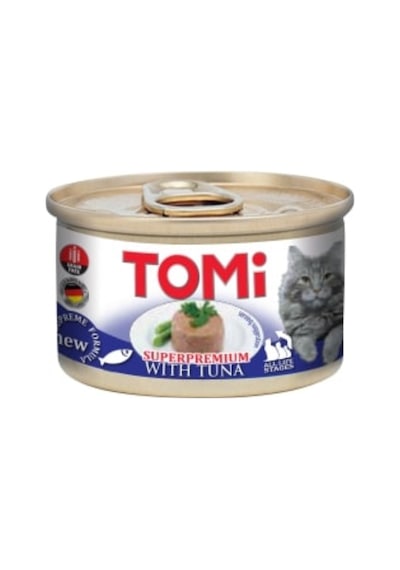Tomı - 184 - Kedı Ton Balıklı Yaş Mama 85 Gr X - Spt-gld - 6 Adet
