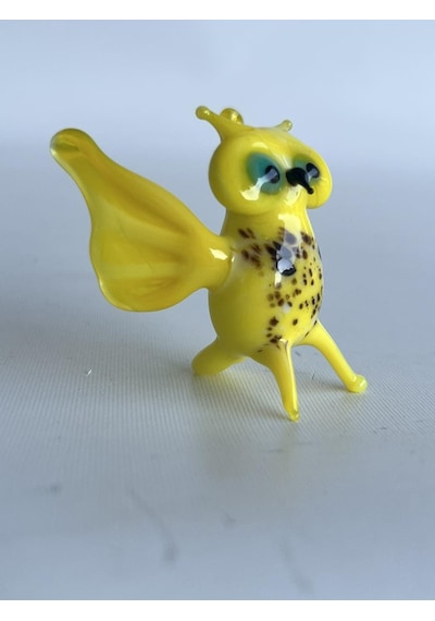 El Yapımı Murano Cam Baykuş Biblo A81-02