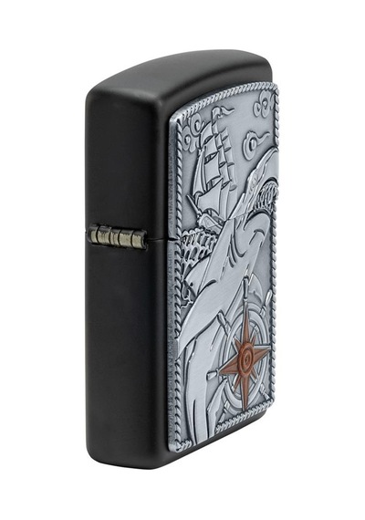Zippo Çakmak 48120 Shark Ship Emblem