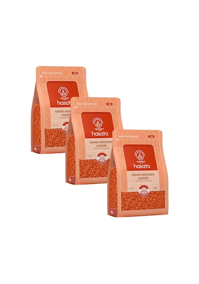 Hasata Mardin Kırmızı Mercimek 3 x 1 KG