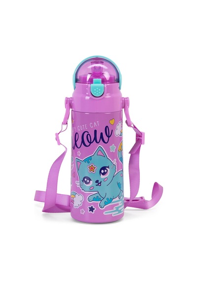 Muggle Çelik Matara 550 Ml - Lila Mor