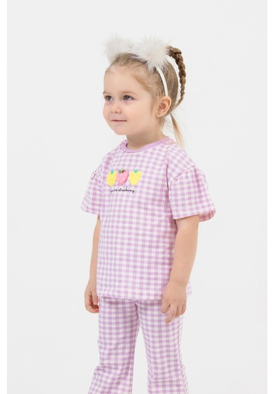 Harika Kids Kız Bebek İspanol Paça Alt-üst Takım 001