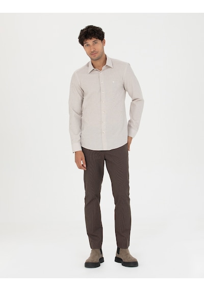 Pierre Cardin Erkek Kahverengi Pantolon Kanvas-chino 50278440-vr029 Kahverengi