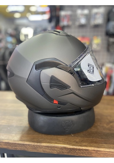 Fastflıp Kask Mat Antrasit Gri Motozilla