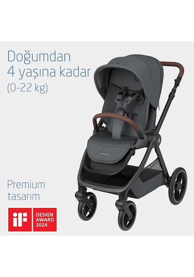 Maxi-Cosi Oxford Çift Yönlü Seyahat Sistem Olabilen Bebek Arabası Twillic Graphite