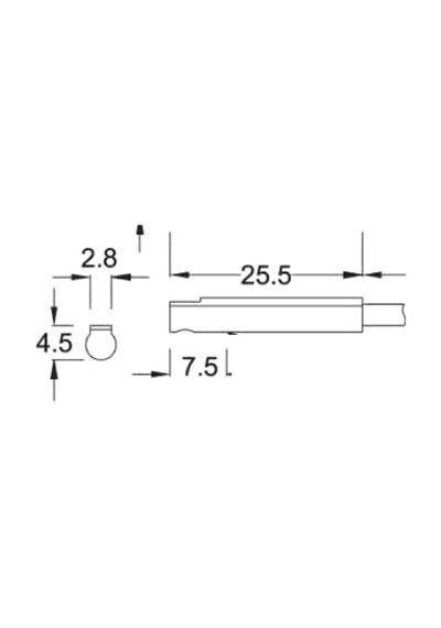 Biltec Btc-07n-3m ,kübik/5mm Npn-no 3-kablo Piston Sensör
