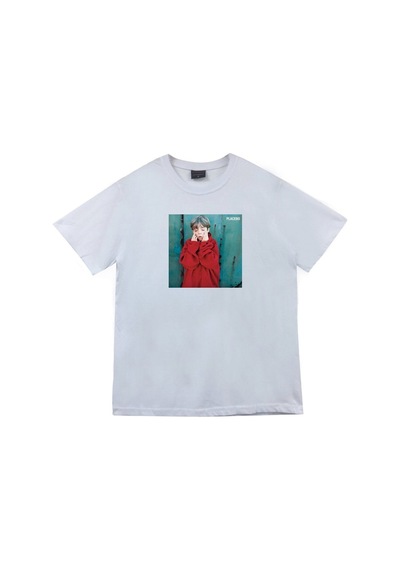 Stoned&Fame Placebo Baskılı T-shirt Beyaz