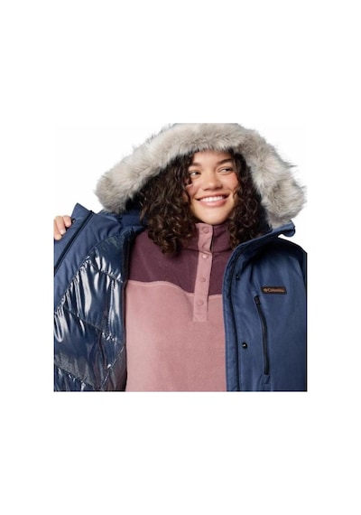 Columbia Suttle Mountain Long Insulated Kadın Mont Lacivert