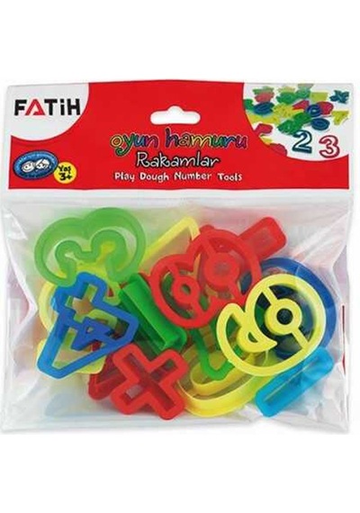 Fatih Oyun Hamuru Kalıbı Rakamlar Çok Renkli