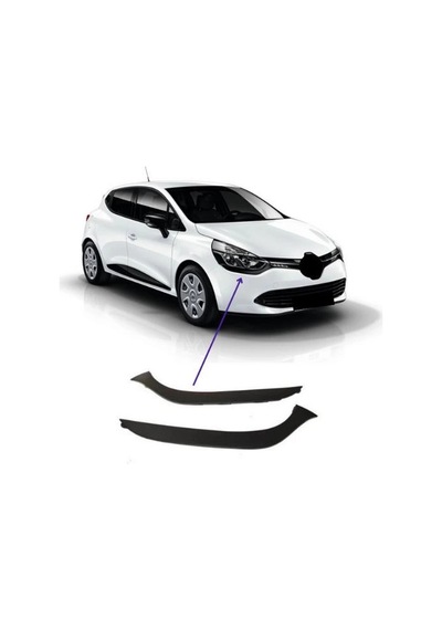 Renault Clio- 4- Hb- 2016-2020 Far Alt Çıtası Sıyah Sağ/sol Set 2 Parça Oem No 260946701r