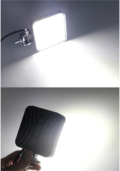 16 Led Off Road Kare Çalışma Lambası Sis Lambası 48 Watt (497763937)